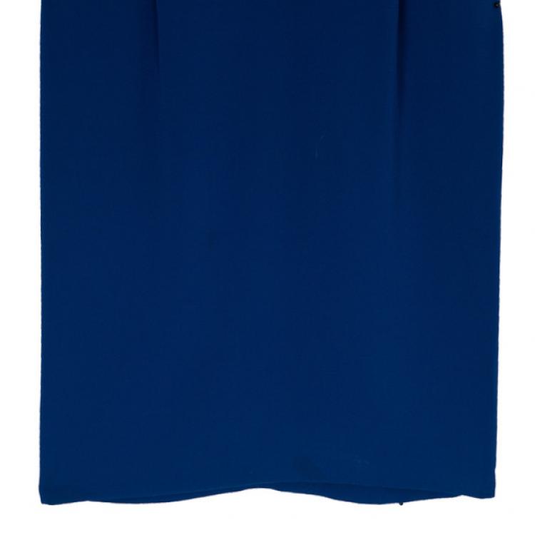 Pre Owned Max Mara Royal Blue Dress M