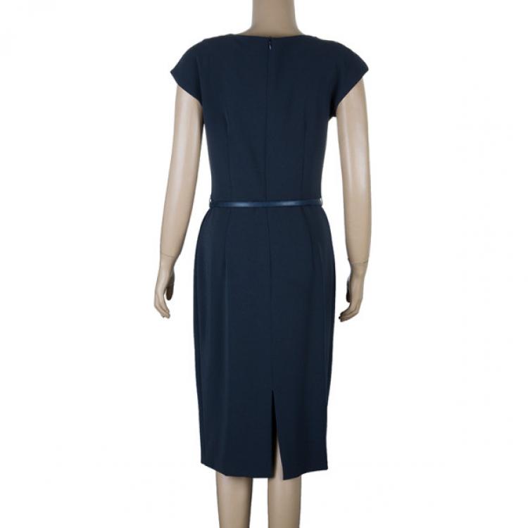 مملوكة مسبقًا Max Mara Charcoal Fitted Dress S