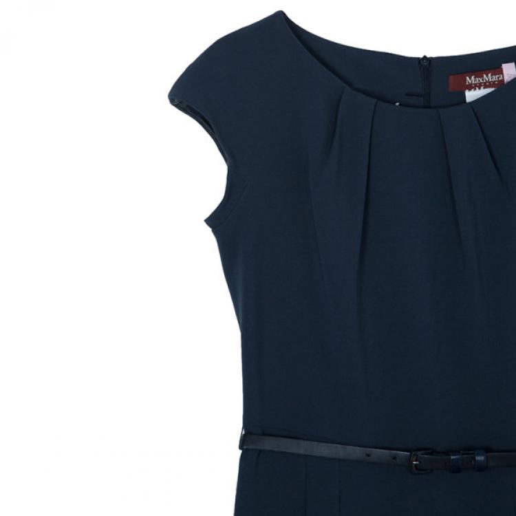 مملوكة مسبقًا Max Mara Charcoal Fitted Dress S