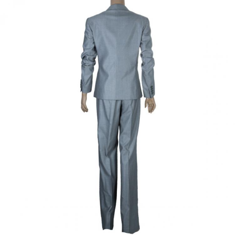 Pre Owned Max Mara Grey Laine Suit S