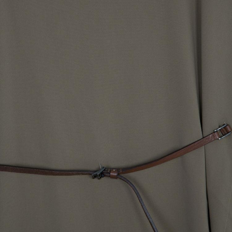 Pre Owned Max Mara Beige Belted Dress L