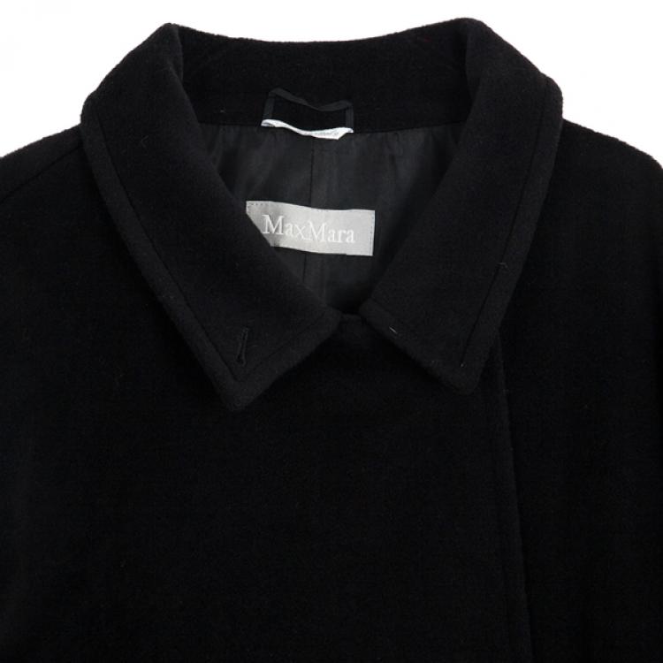 Pre Owned Max Mara Wool Trench Coat M