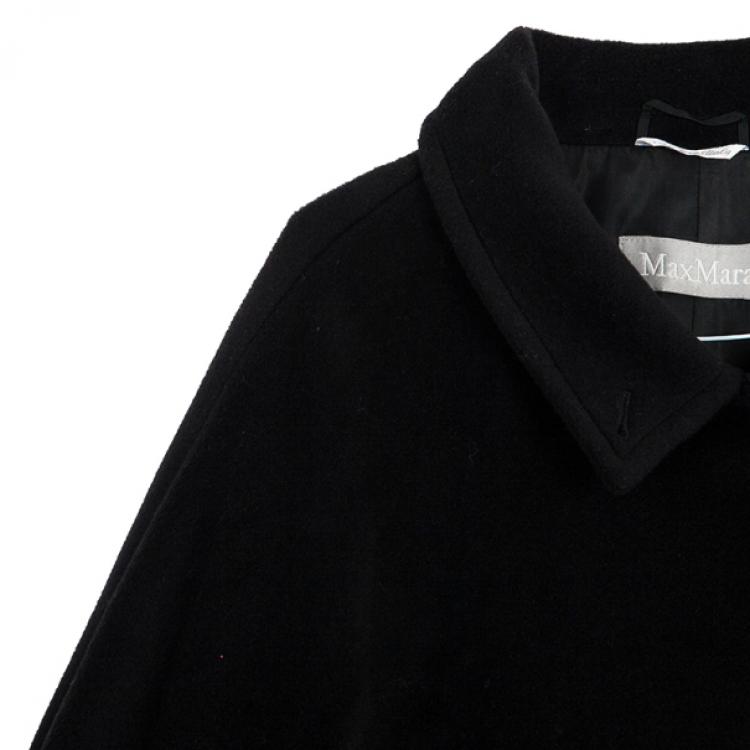 Pre Owned Max Mara Wool Trench Coat M