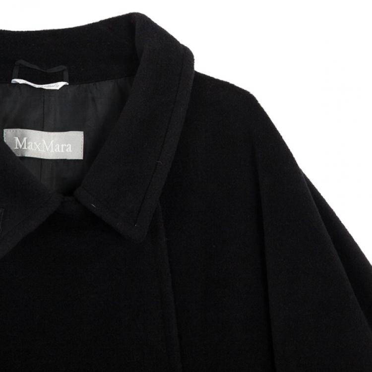 Pre Owned Max Mara Wool Trench Coat M