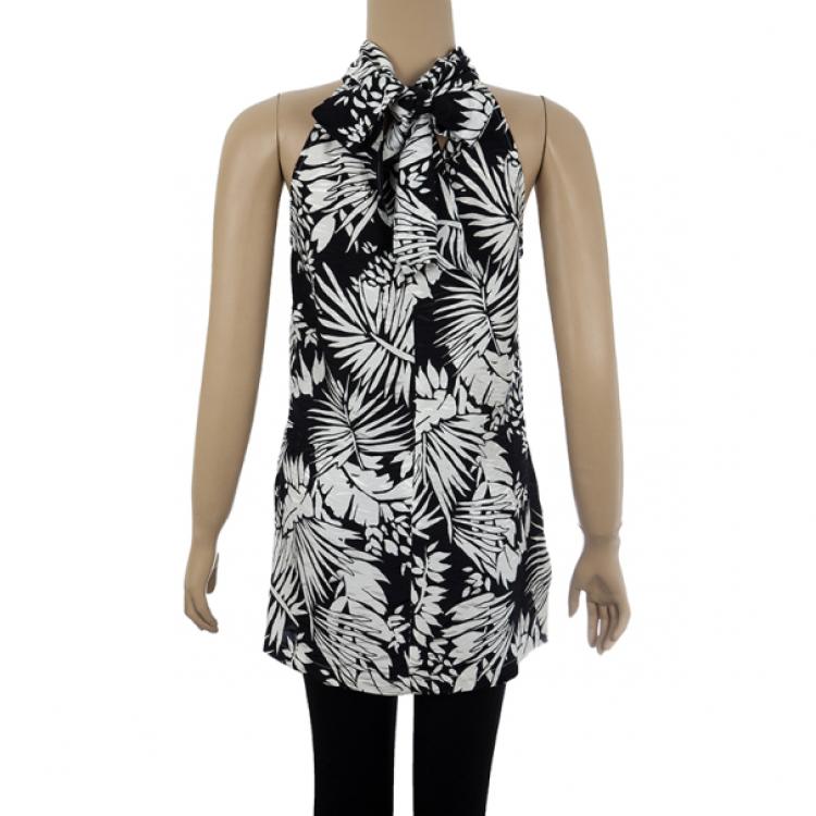 Pre Owned Max Mara Barbano Halterneck Top S