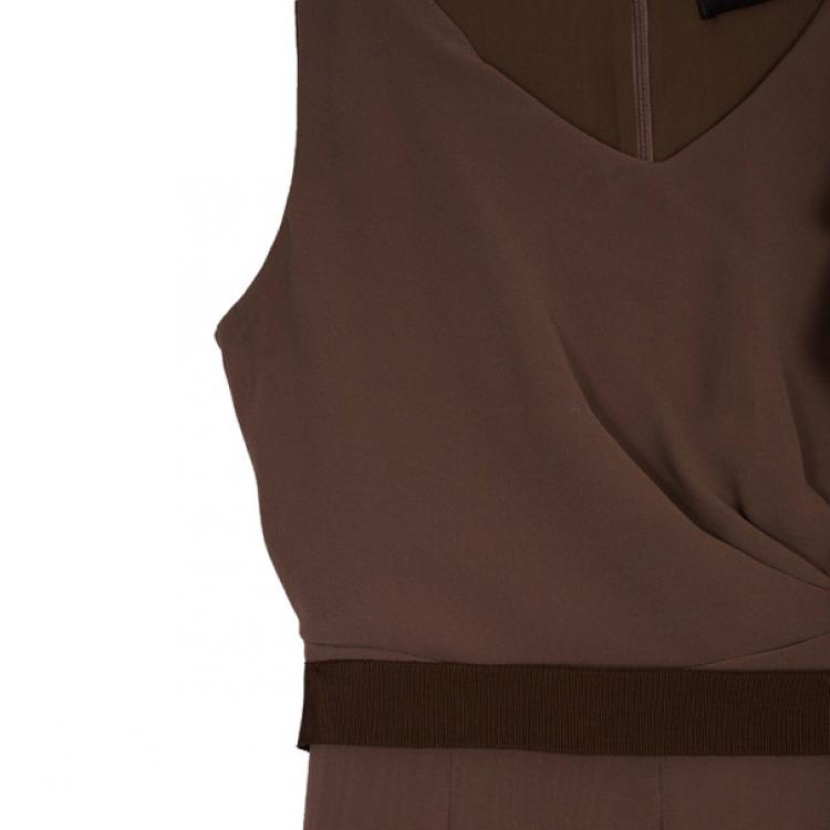 Pre Owned Max Mara Ruffle Jumpsuit L