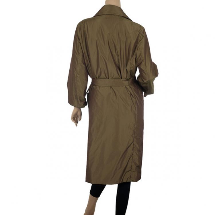 Pre Owned Max Mara Dual Tone Puffer Coat XL