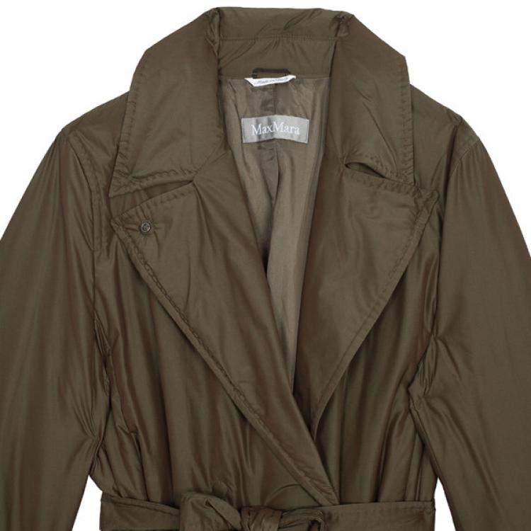 Pre Owned Max Mara Dual Tone Puffer Coat XL