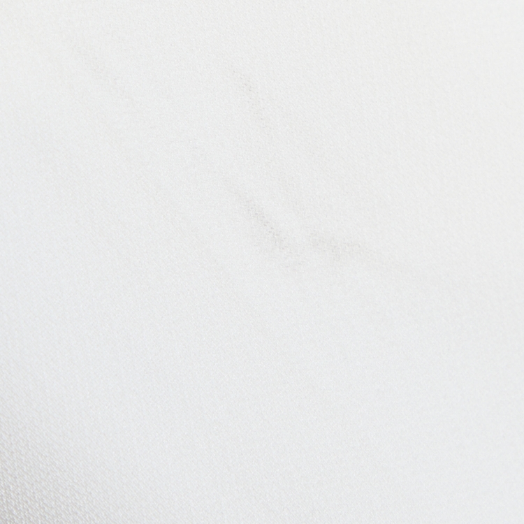 Pre Owned Max Mara  Studio Off White Crepe Tapered Leg Pants S