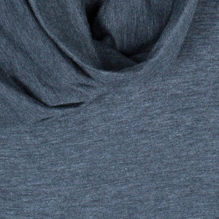Pre Owned Max Mara Grey Cowl Neck Top M