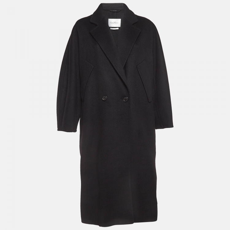 Max Mara Black Cashmere Long Coat S Max Mara | TLC