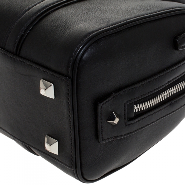 Pre Owned MCM Black Leather Ella Boston Bag