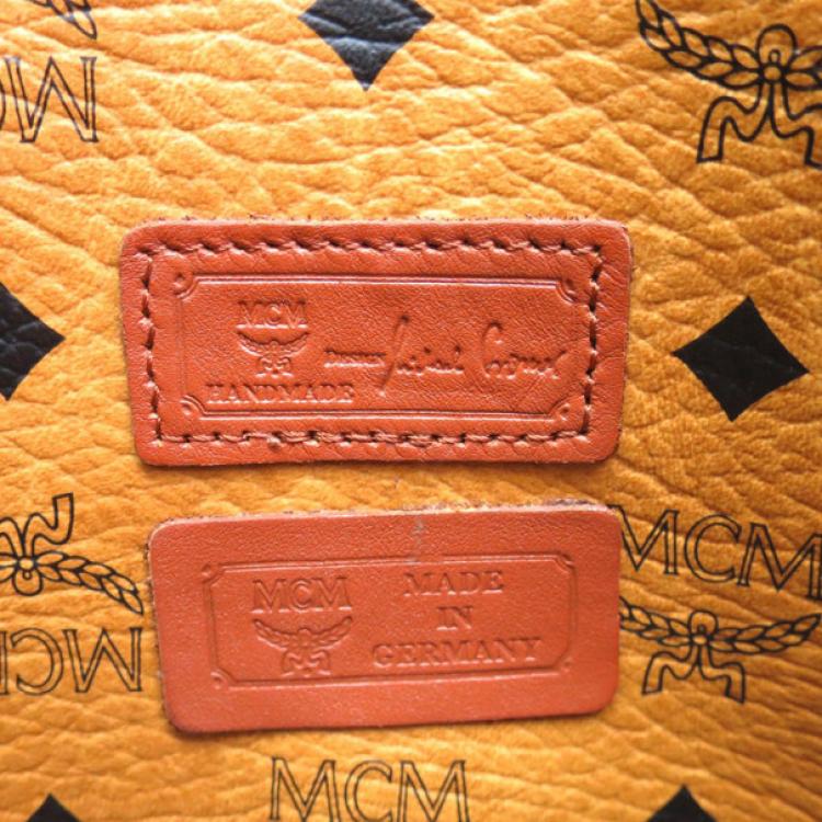 Pre Owned MCM Brown Conyac Visetos Tote