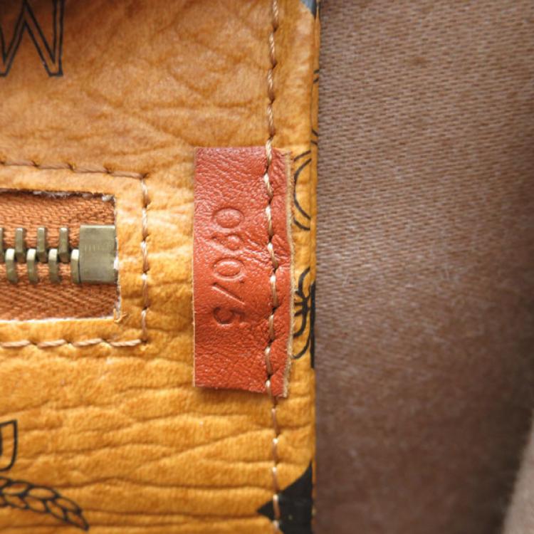 Pre Owned MCM Brown Conyac Visetos Tote