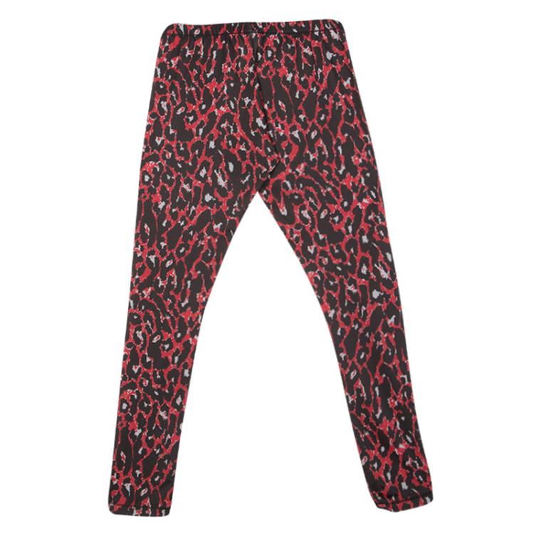 Pre Owned MCQ by Alexander McQueen Multicolor Pixelated Leopard Print Leggings S