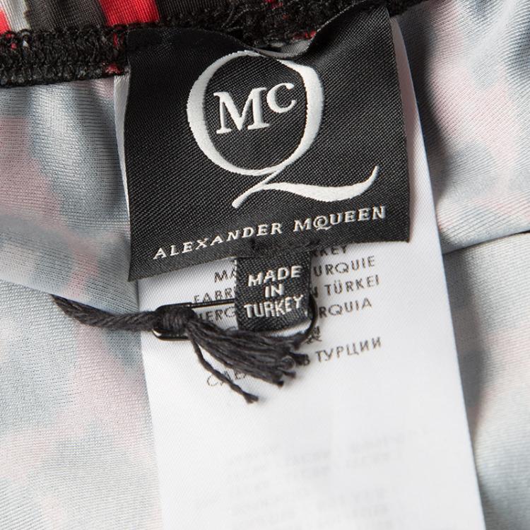 Pre Owned MCQ by Alexander McQueen Multicolor Pixelated Leopard Print Leggings S