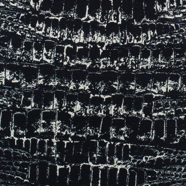 Pre Owned McQ by Alexander McQueen Monochrome Printed Body-Con Dress XL