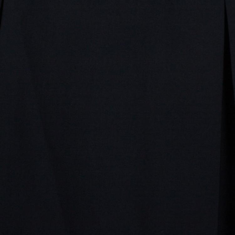 Pre Owned McQ by Alexander McQueen Black V-Neck Flared Dress M