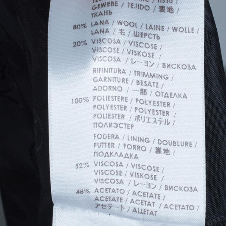 Pre Owned McQ by Alexander McQueen Black V-Neck Flared Dress M