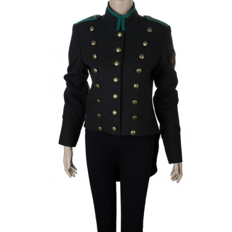 Pre Owned McQ by Alexander McQueen Military Style Tailcoat M