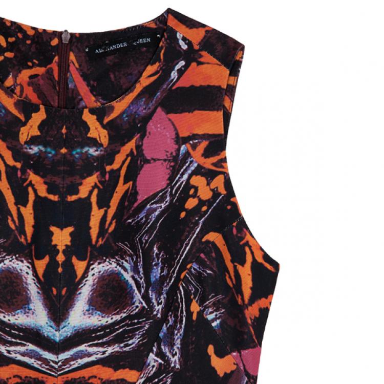 Pre Owned McQ by Alexander McQueen Multicolor Printed Skater Dress M