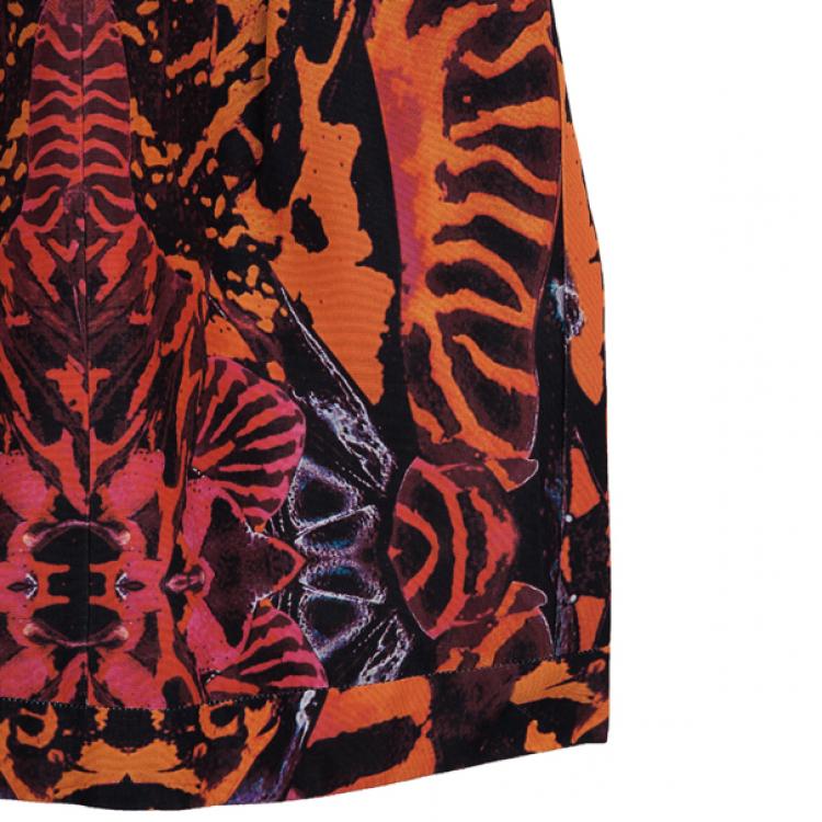 Pre Owned McQ by Alexander McQueen Multicolor Printed Skater Dress M