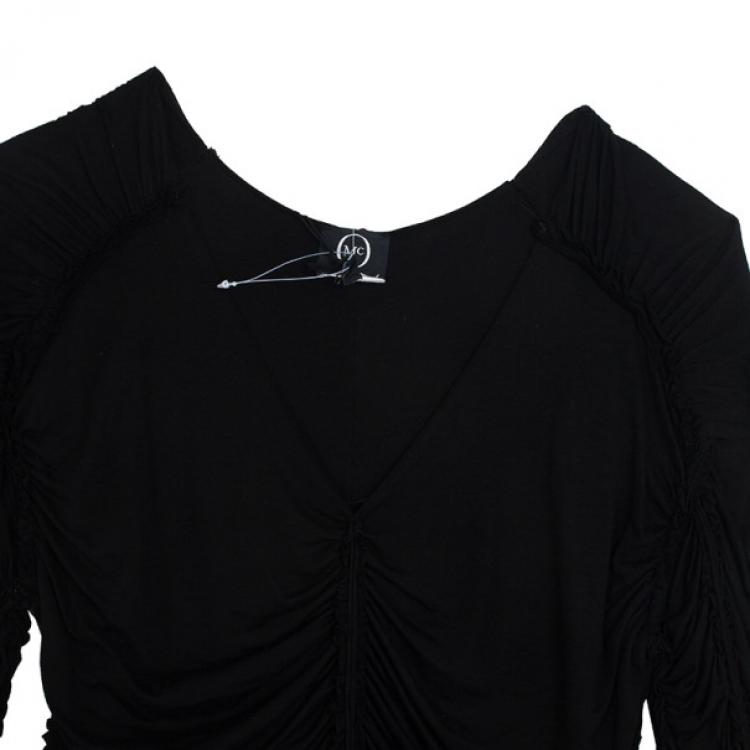 Pre Owned McQ by Alexander McQueen Ruched Dress M