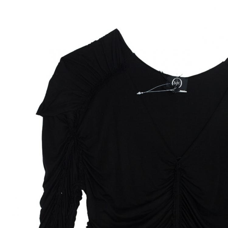 Pre Owned McQ by Alexander McQueen Ruched Dress M