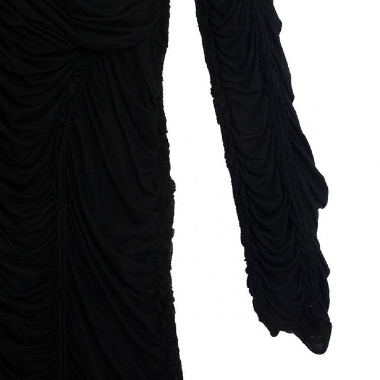 Pre Owned McQ by Alexander McQueen Ruched Dress M