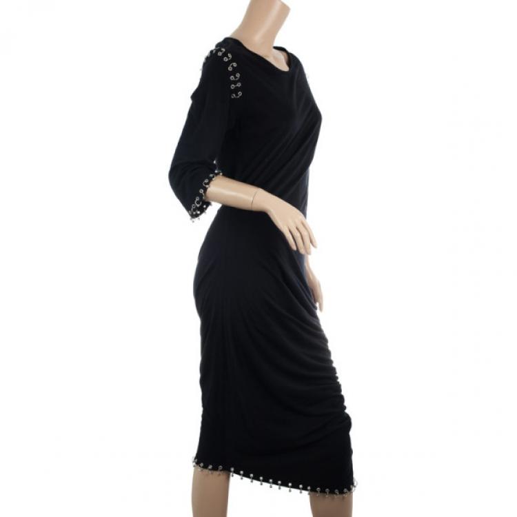 Pre Owned MCQ by Alexander McQueen Pierced S Bend Dress L