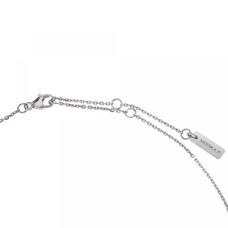مملوكة مسبقًا Messika Glam'Azone Diamond 18K White Gold Necklace