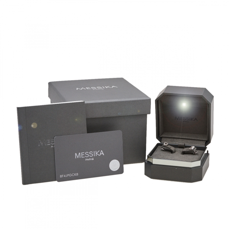 مملوكة مسبقًا Messika Move Uno Diamond 18K White Gold Stud Earrings
