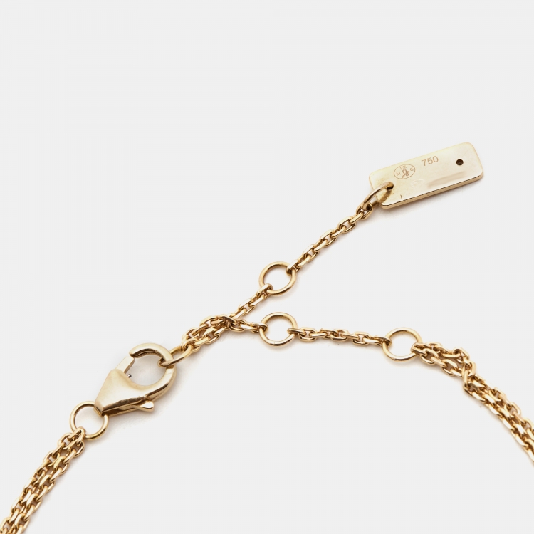 Pre Owned Messika Move Diamonds 18k Rose Gold Bracelet