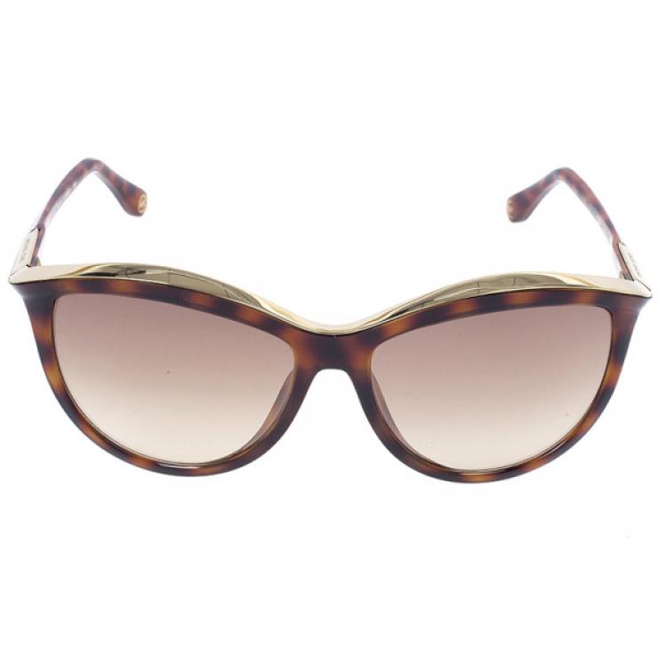 Pre Owned Michael Kors Havana Womans Sunglasses M2854S-240