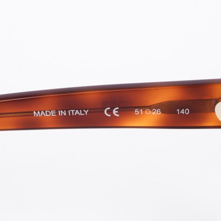 Pre Owned Michael Kors Brown MKS825 Monroe Cat Eye Sunglasses