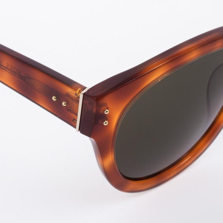 Pre Owned Michael Kors Brown MKS825 Monroe Cat Eye Sunglasses