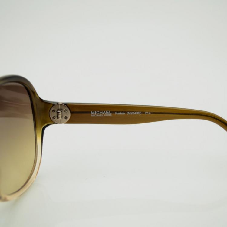 Pre Owned Michael Kors M2843S Karina Sunglasses