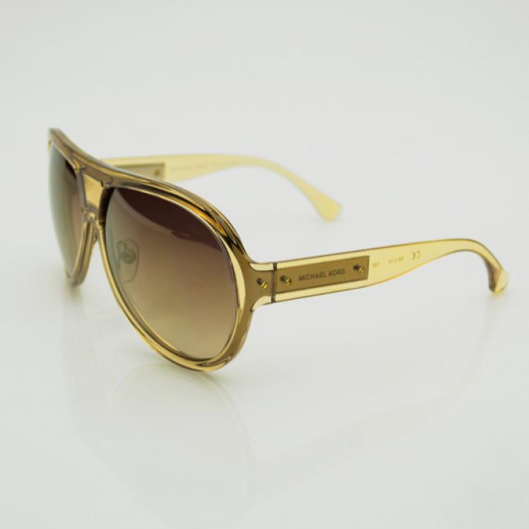 Pre Owned Michael Kors Brown MKS295 Maya Sunglasses