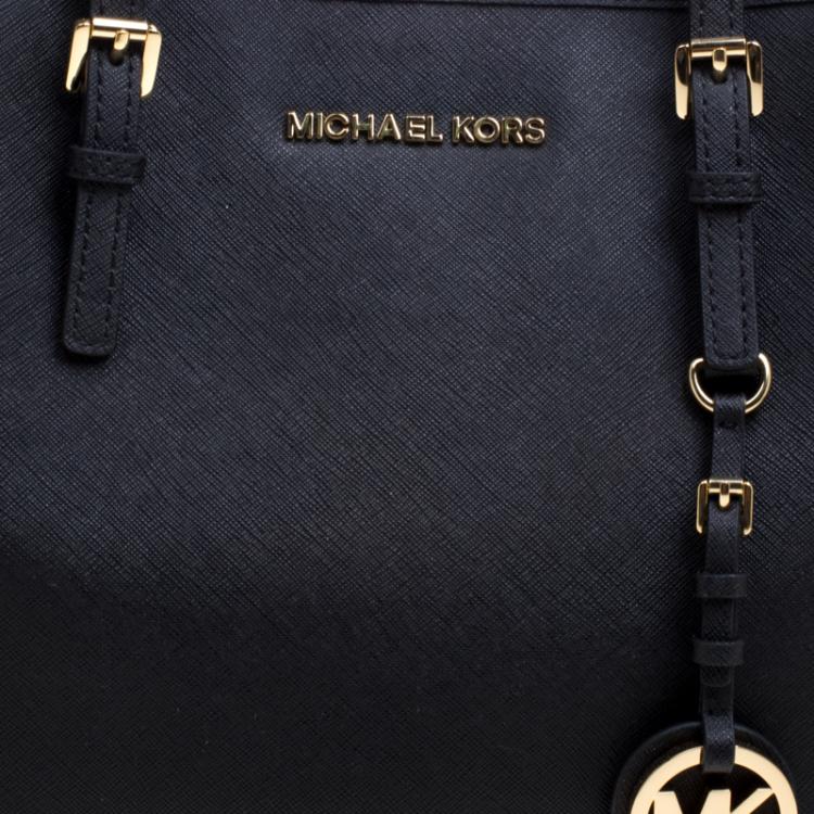 Pre Owned Michael Kors Black Leather Tote