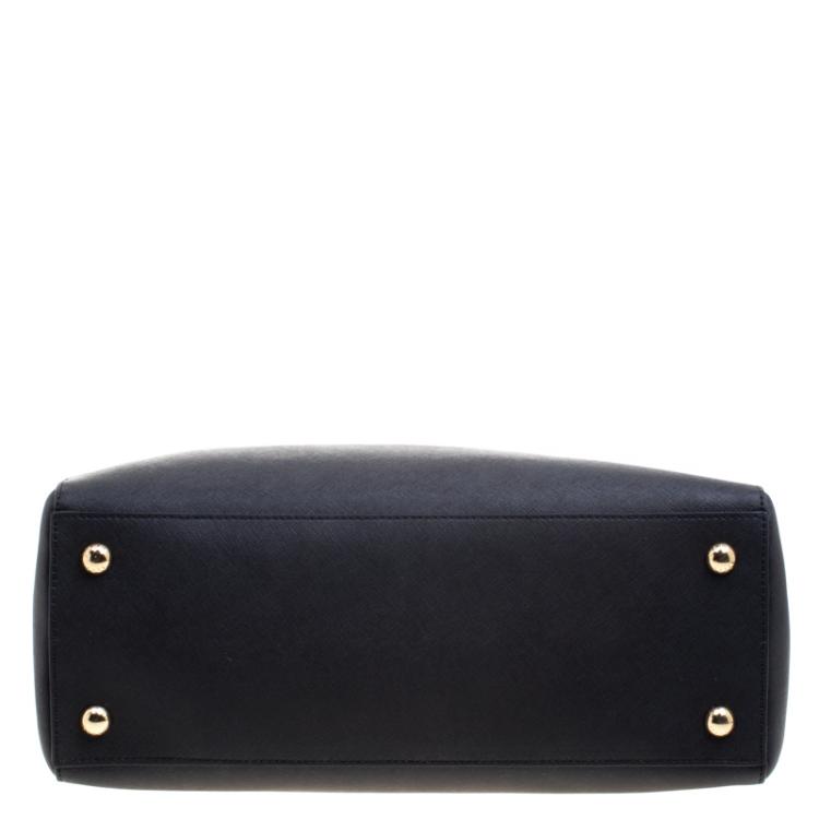 Pre Owned Michael Kors Black Leather Tote