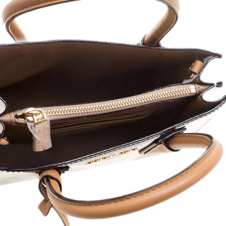 Pre Owned Michael Kors Black Patent Leather Mercer Tote