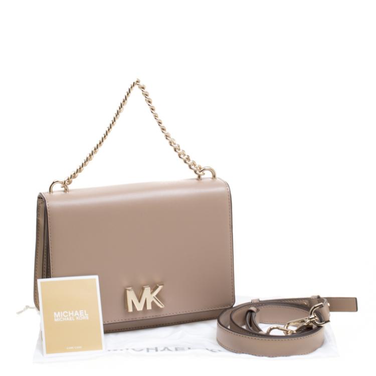 michael kors beige shoulder bag