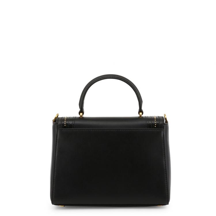 Pre Owned Michael Kors Black Leather Whitney Top Handle Bag