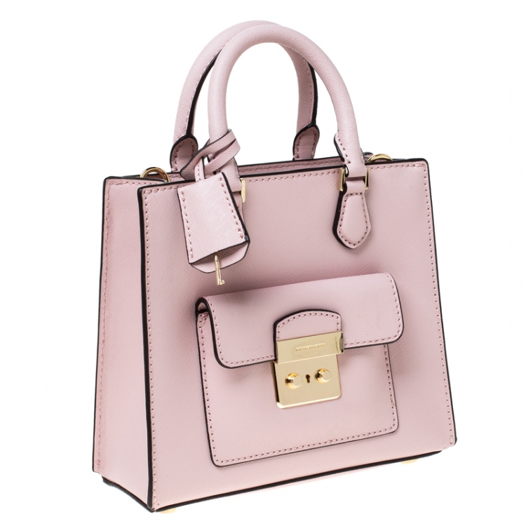 مملوكة مسبقًا Michael Kors Baby Pink Leather Bridgette Tote