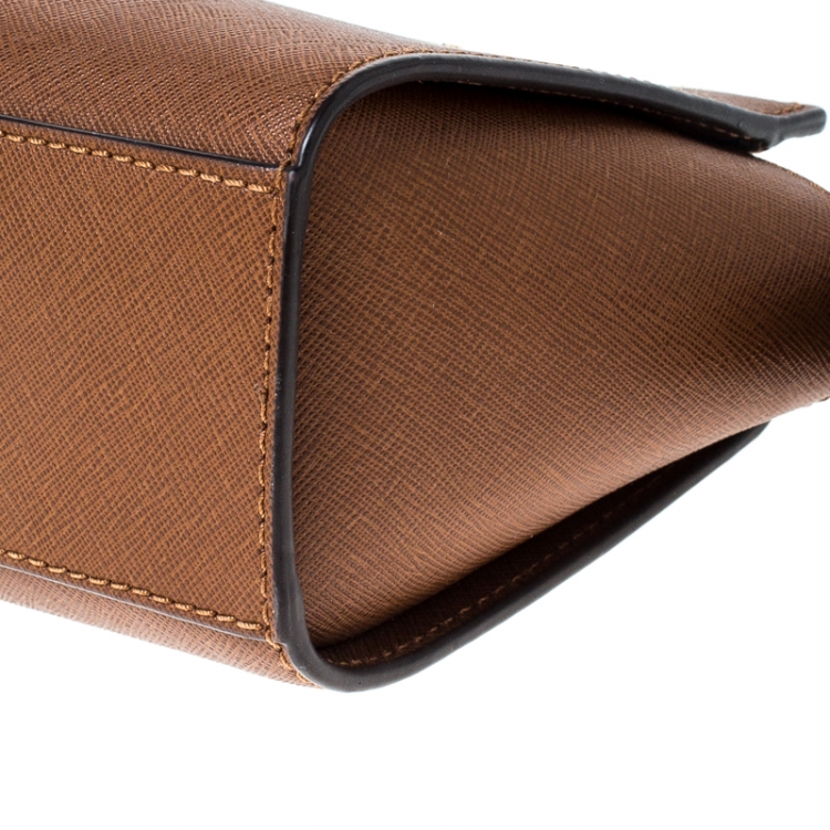 Pre Owned Michael Kors Brown Selma Mini Crossbody Bag