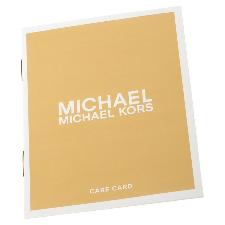 Pre Owned Michael Kors Pink Leather Medium Nicole Shoulder Bag