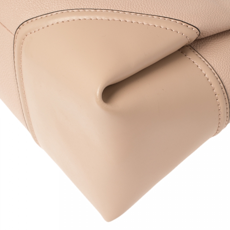 Pre Owned Michael Kors Pink Leather Medium Nicole Shoulder Bag