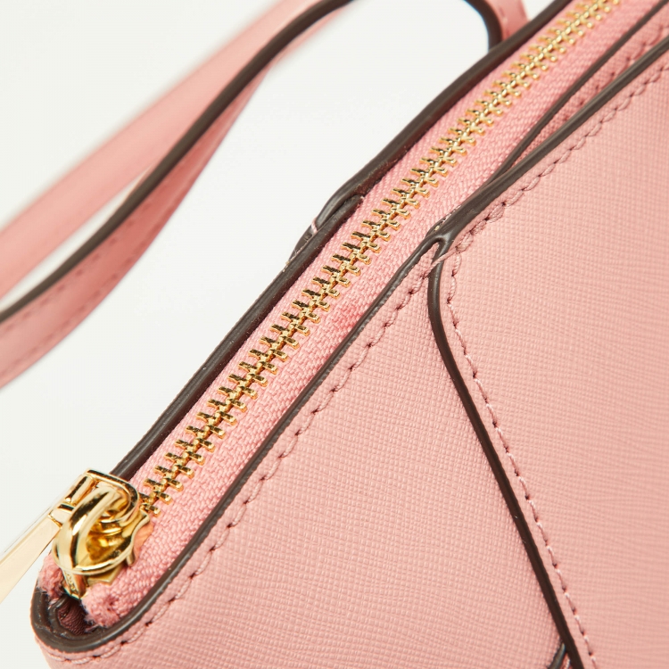 Pre Owned Michael Kors Pink Leather Medium Marilyn Tote