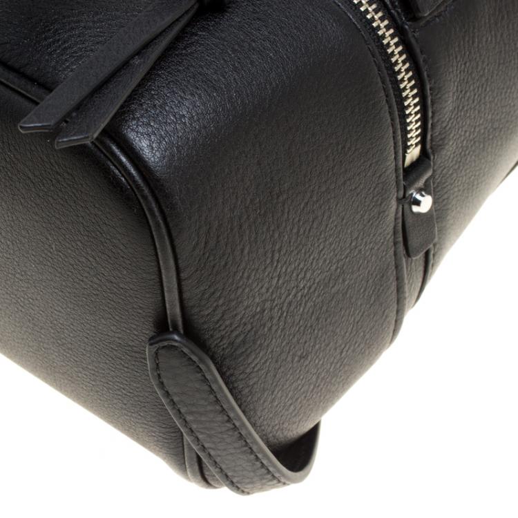 مملوكة مسبقًا Michael Kors Black Leather Medium Reazip Backpack