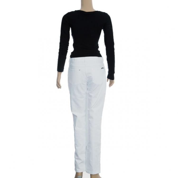 Pre Owned Michael Kors White Jeans M